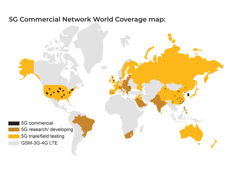 5G coverage map