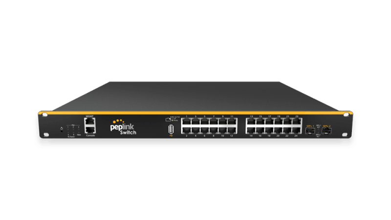 24 port Peplink Switch 24 port Peplink Switch