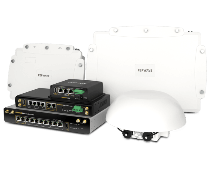 Picture of Max devices stack leading to the Max range